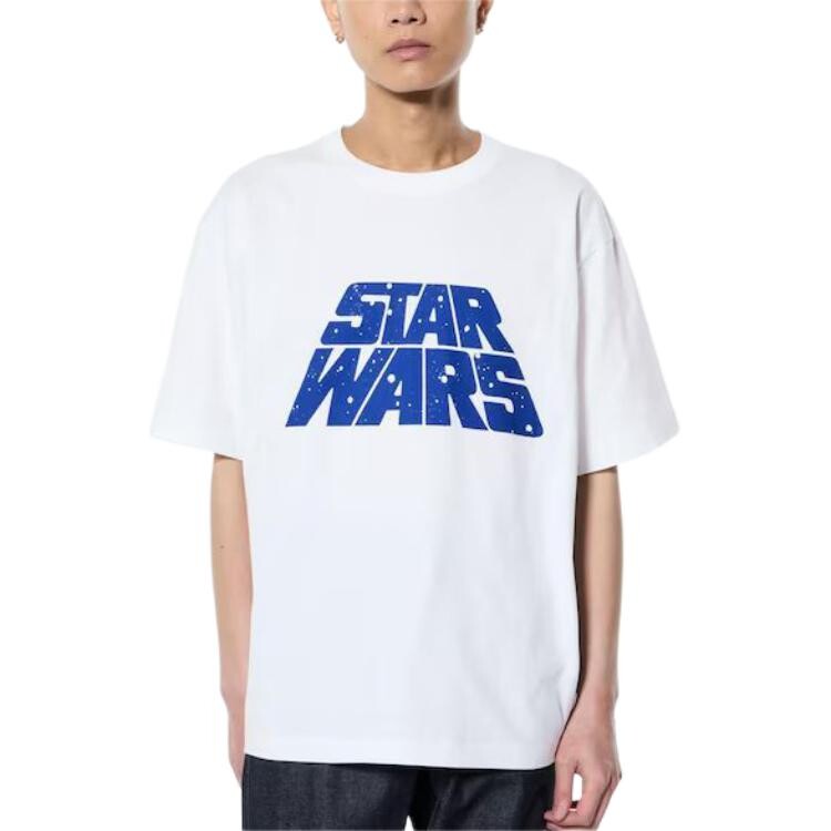 Футболка Star Wars X унисекс белая Uniqlo, белый — фото 3