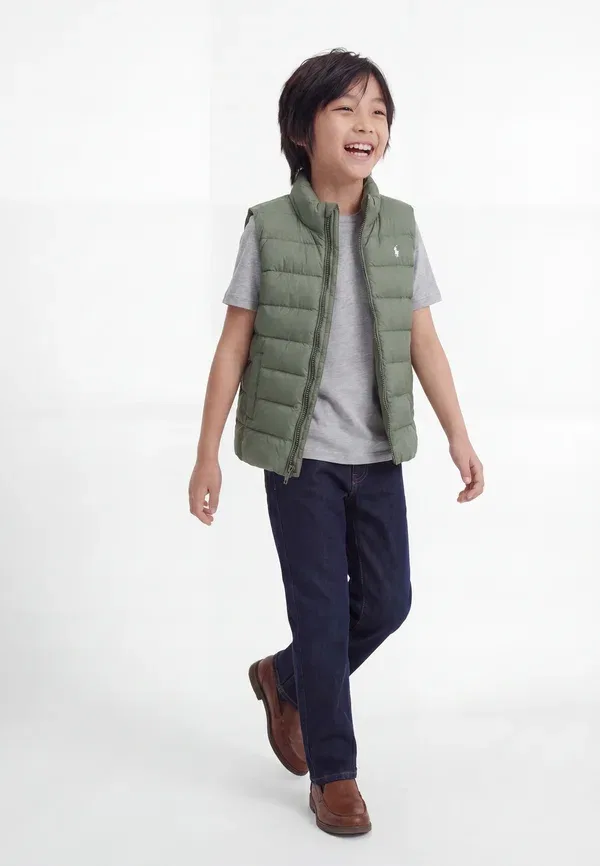 Пуховик жилет Polo Ralph Lauren, карго зелёный