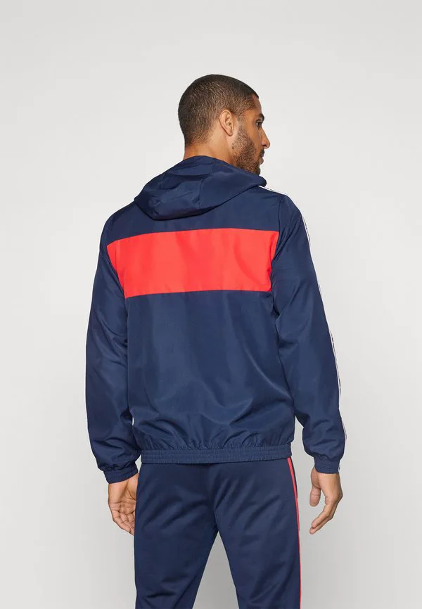Тренировочная куртка Lacoste Sport для тенниса, водоотталкивающая, ветрозащитная, синий/гренадин — фото 3