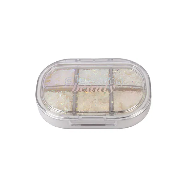 

Биоразлагаемая палитра блесток Paleta Glitter Bio 1699, цвет white