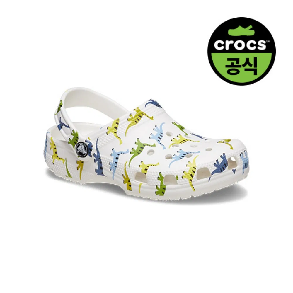 Детские классические клоги с принтом Dino от Crocs — фото 2