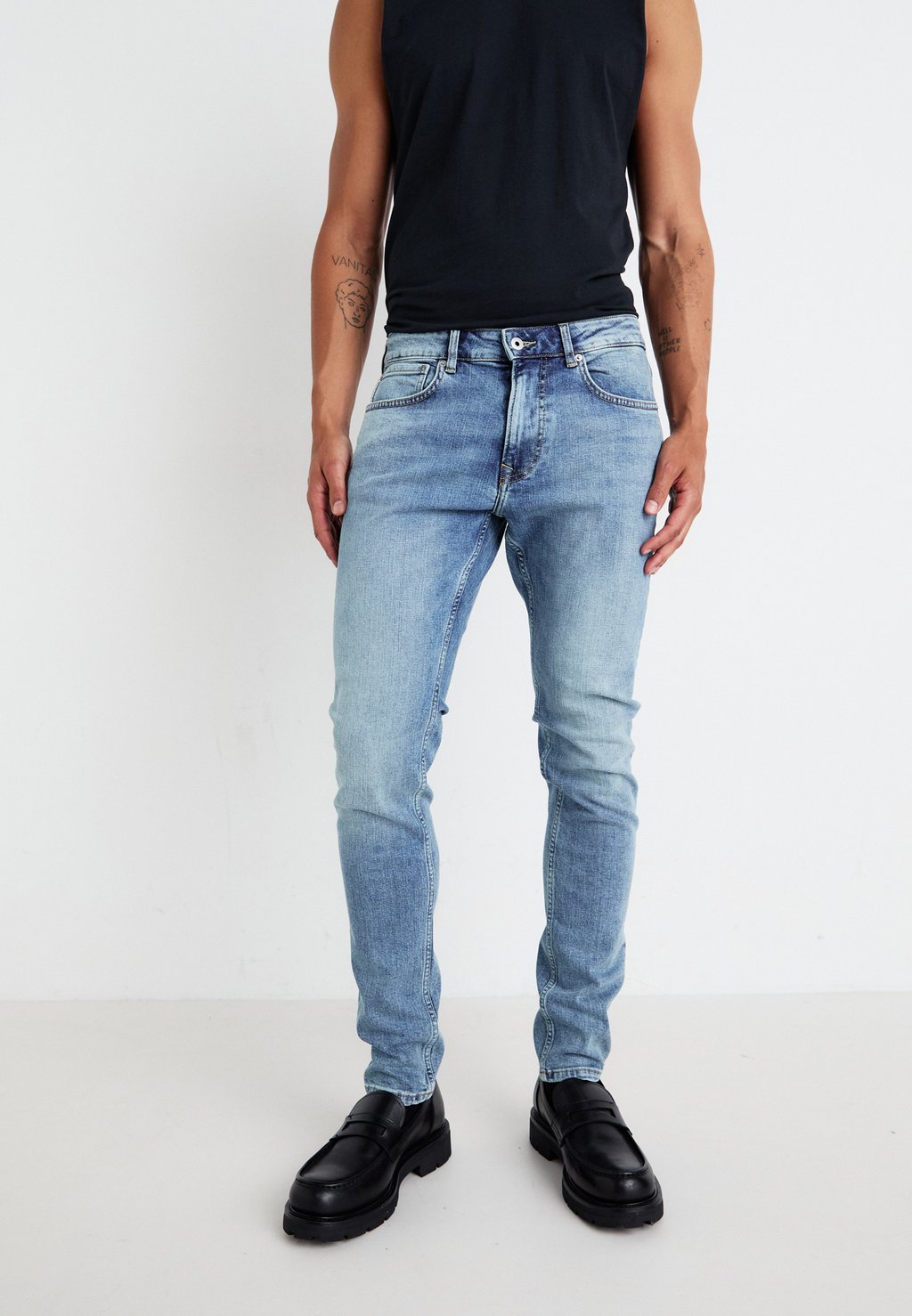 

Зауженные джинсы STANLEY Pepe Jeans, цвет Blue Denim