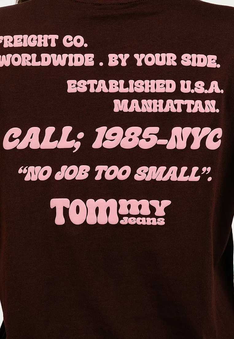 Футболка, джинсовая, Tommy Jeans, белый Tommy Hilfiger — фото 3