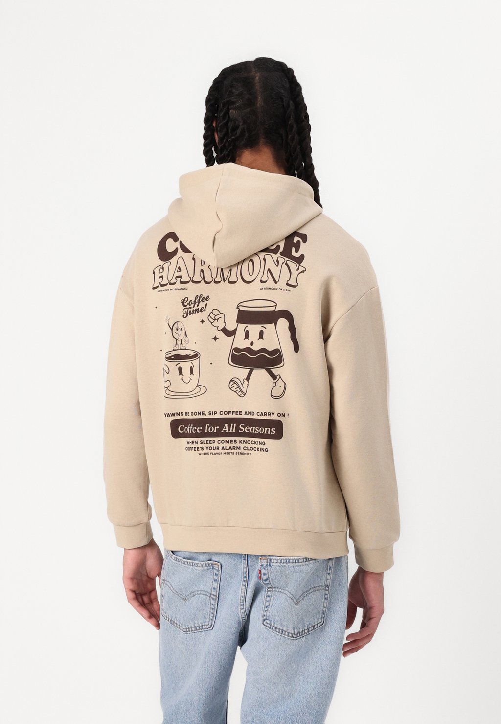 

Толстовка Hoodie YOURTURN by Zalando, коричневый