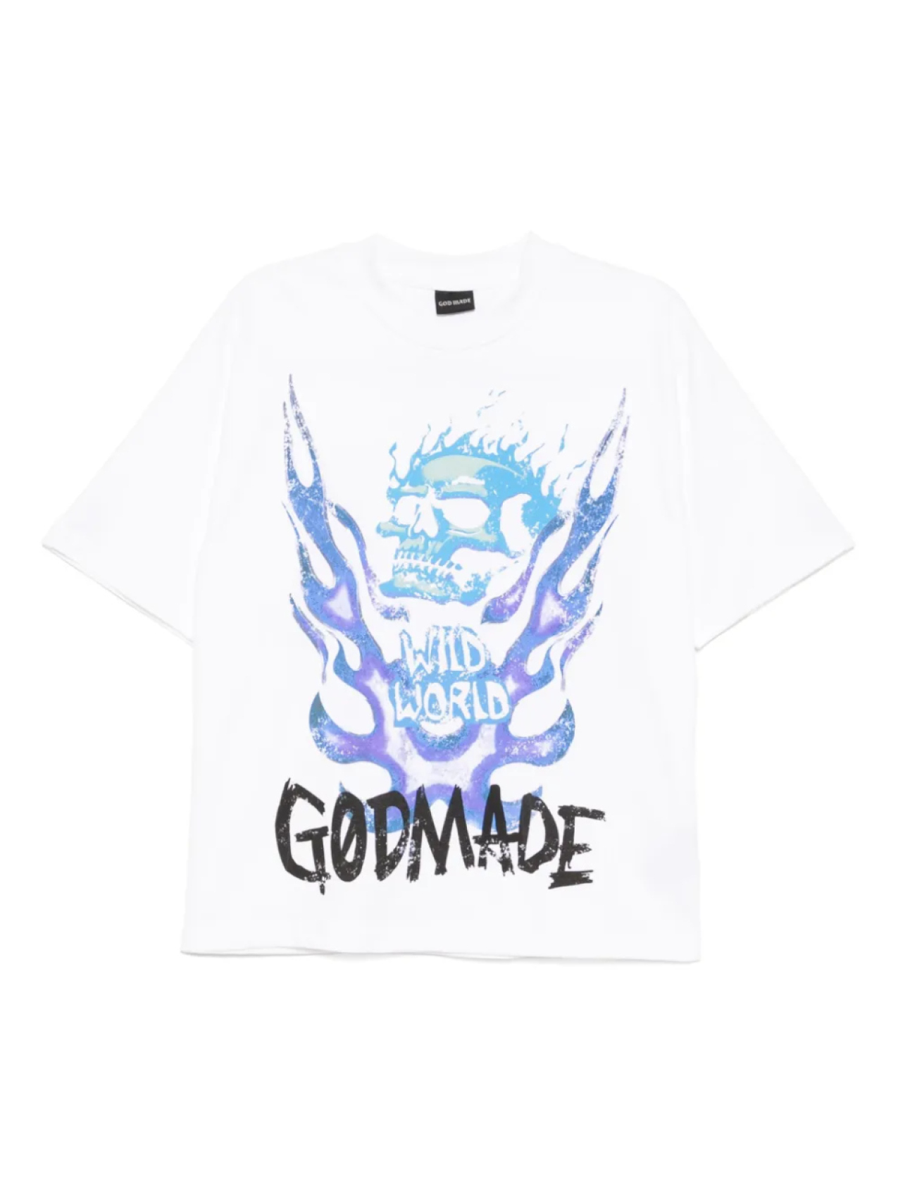 

GODMADE футболка Wild Would Tour, белый