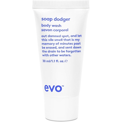

Гель для душа Evo Soap Dodger, ежедневное очищающее средство для ванны, глубокое увлажнение, натуральный увлажняющий уход, 300 мл / 10,1 жидких унций