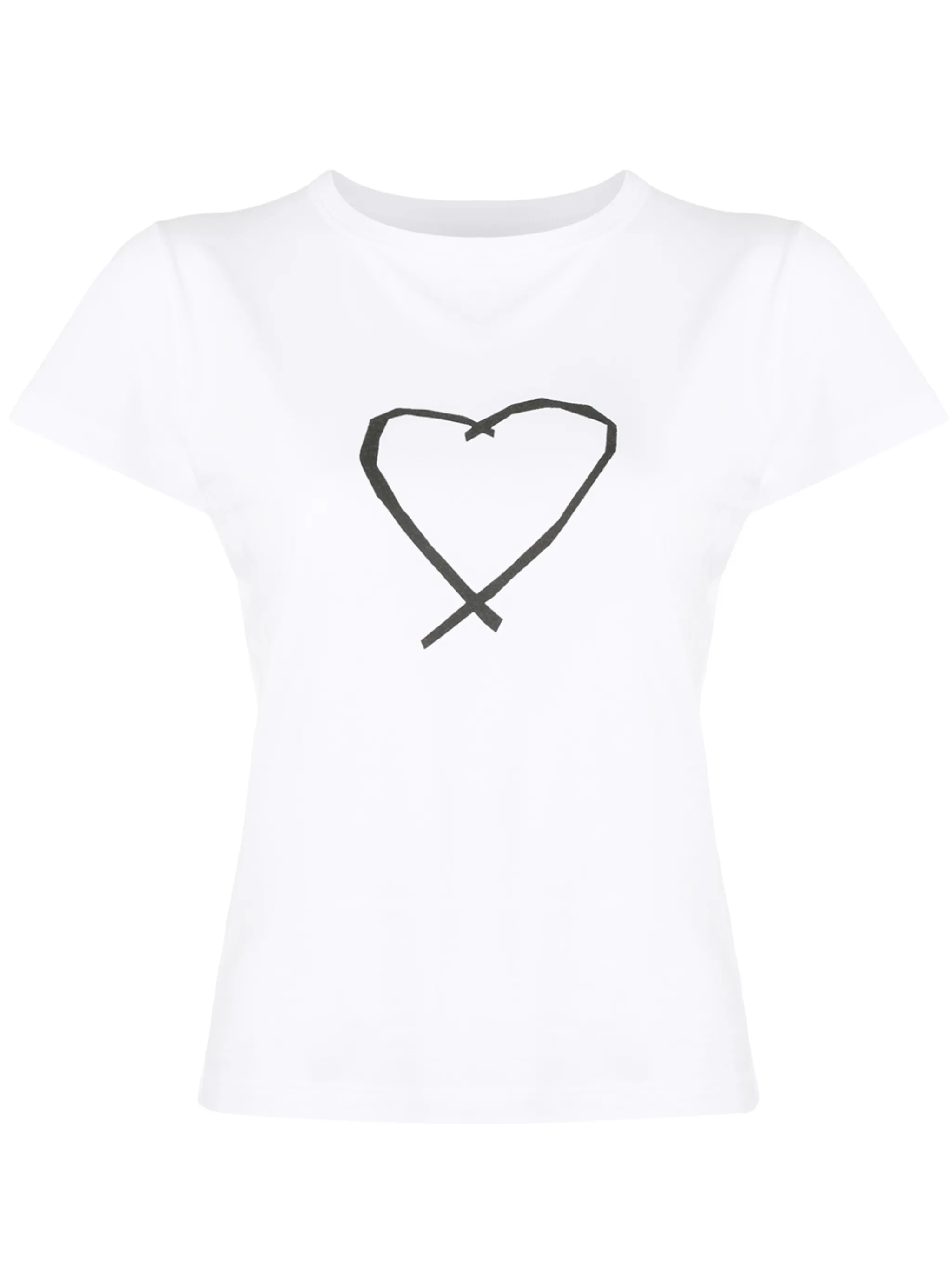 

Футболка с графичным принтом Agnès B., белый