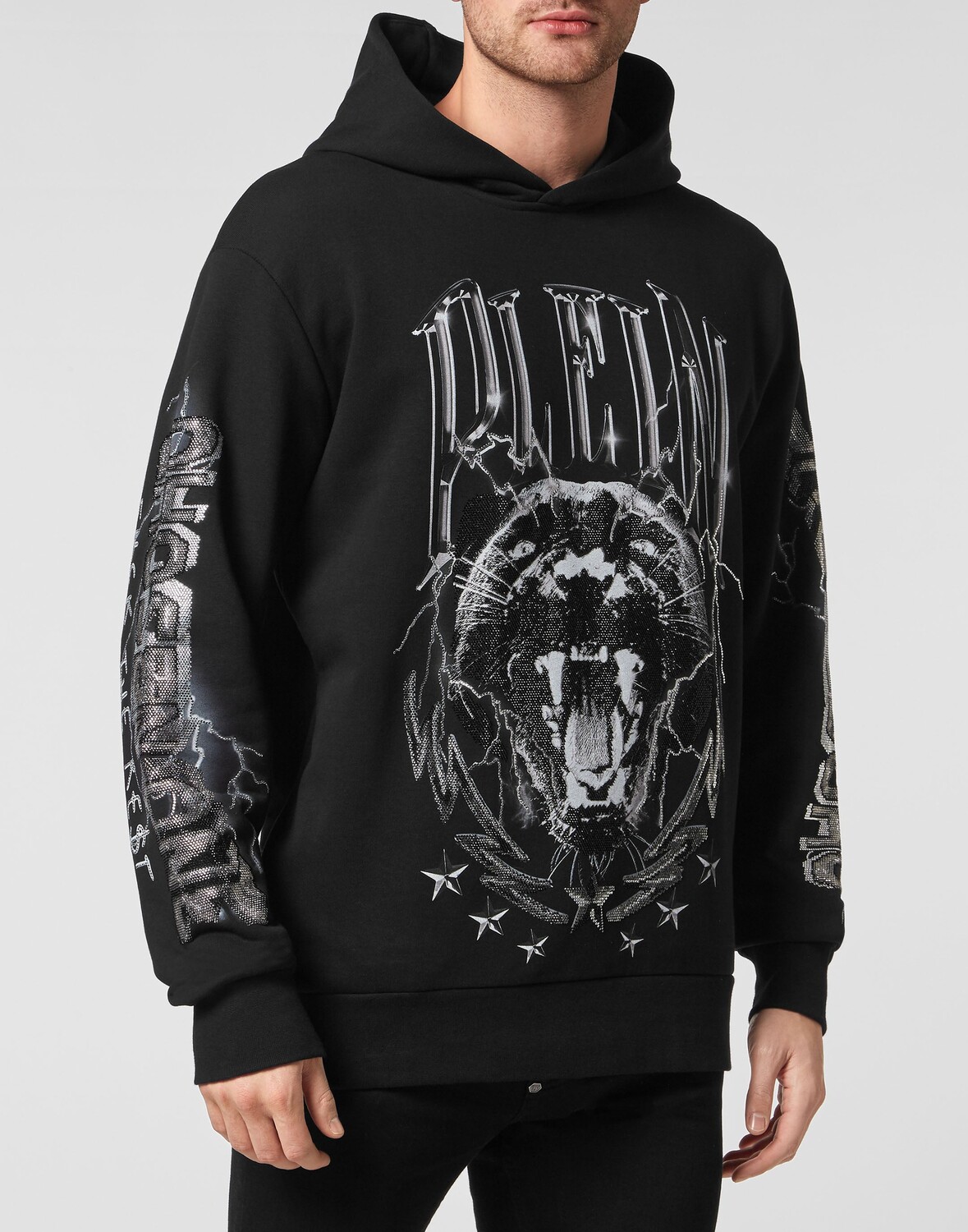 

Толстовка-худи Philipp Plein ТМ, цвет Black / Black