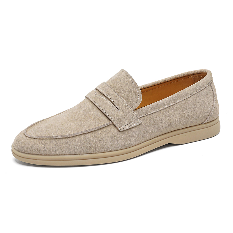 

PAVEA Бежевые лоферы мужские, цвет Beige