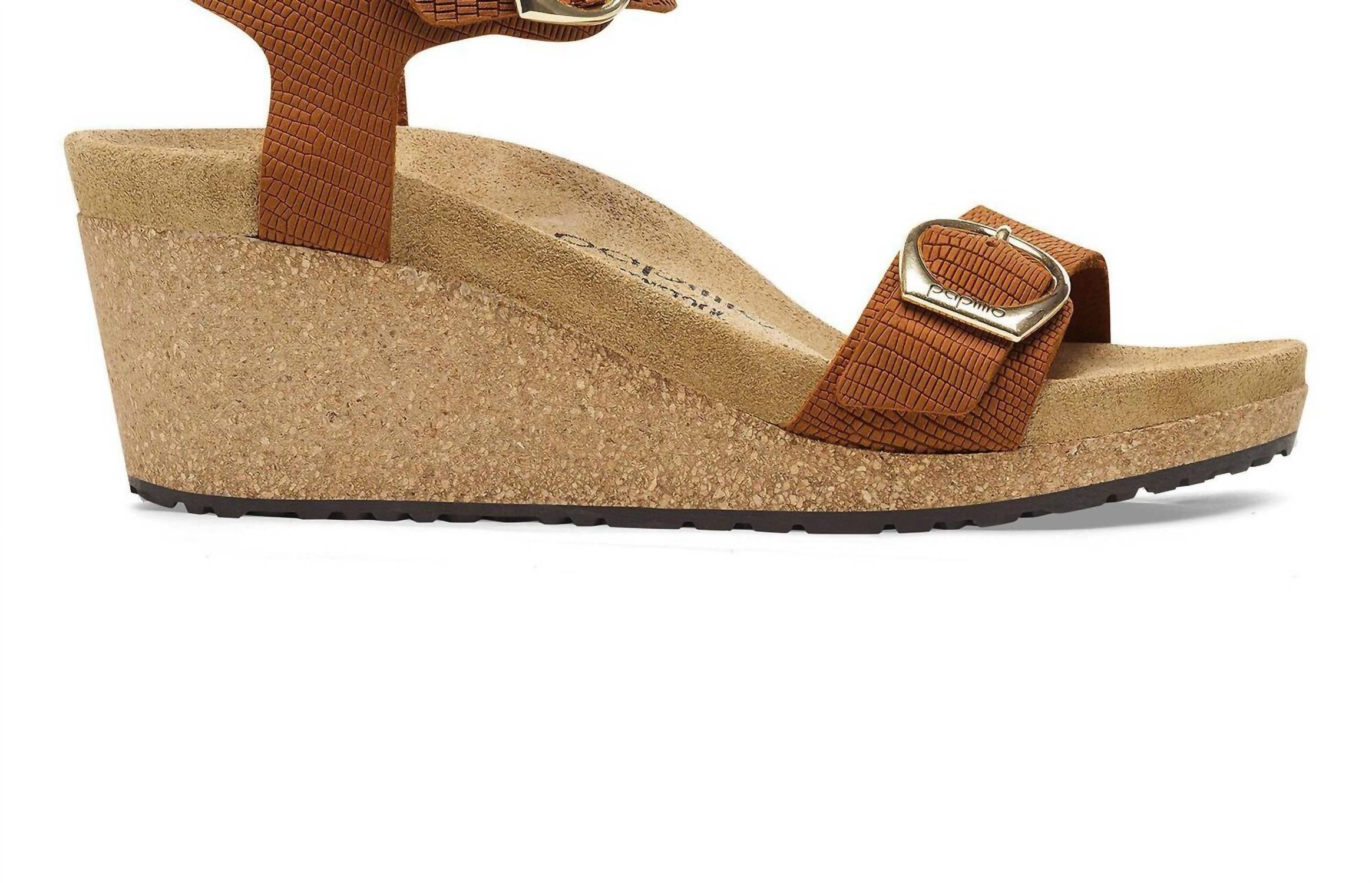 Soley сандалии-клин на кольцевой застежке в терракотовом цвете Birkenstock, оранжевый — фото 2