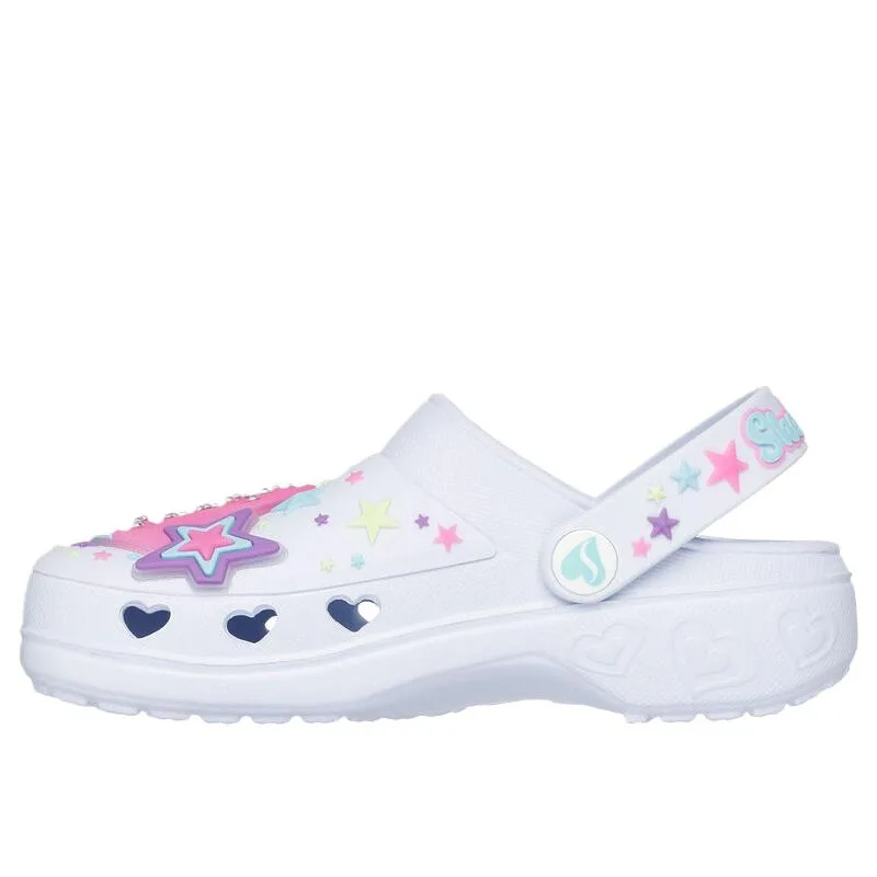 Skechers Kids Детские сандалии low top белые для детей 3-7 лет — фото 3