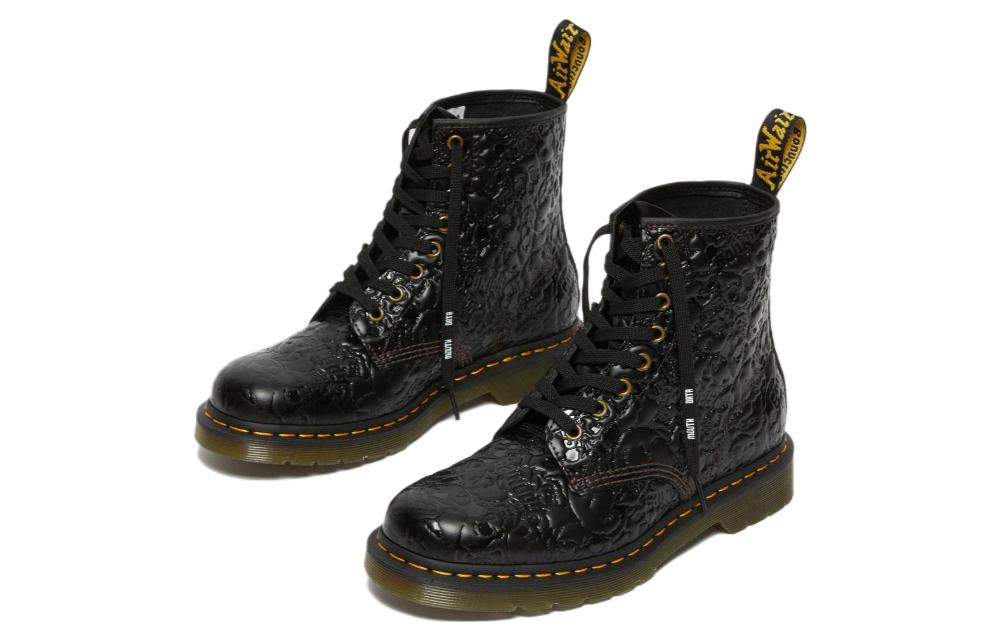 Мужские ботинки Dr.Martens 1460 x Warner Bros Goonies из фактурной кожи, черный — фото 3