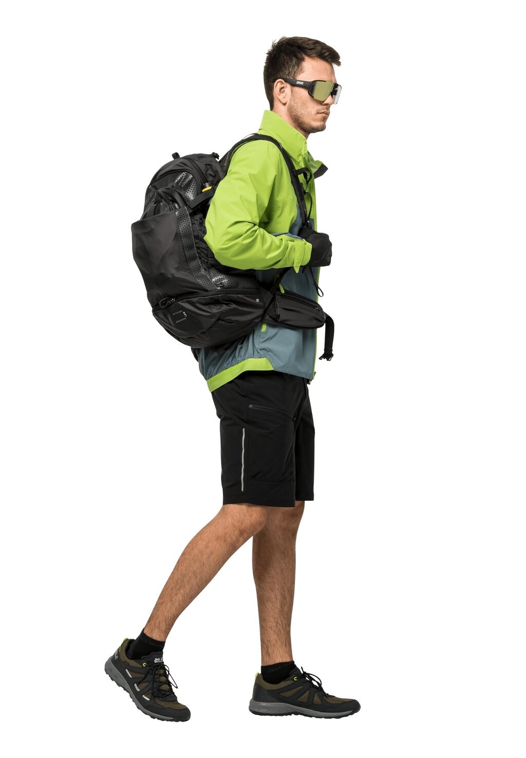 

Уличные шорты Jack Wolfskin, цвет black