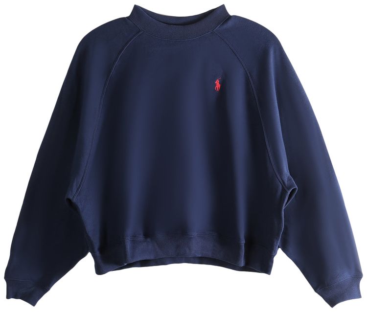 

Толстовка Polo Ralph Lauren Arctic Fleece Knit с длинными рукавами и круглым вырезом, синий