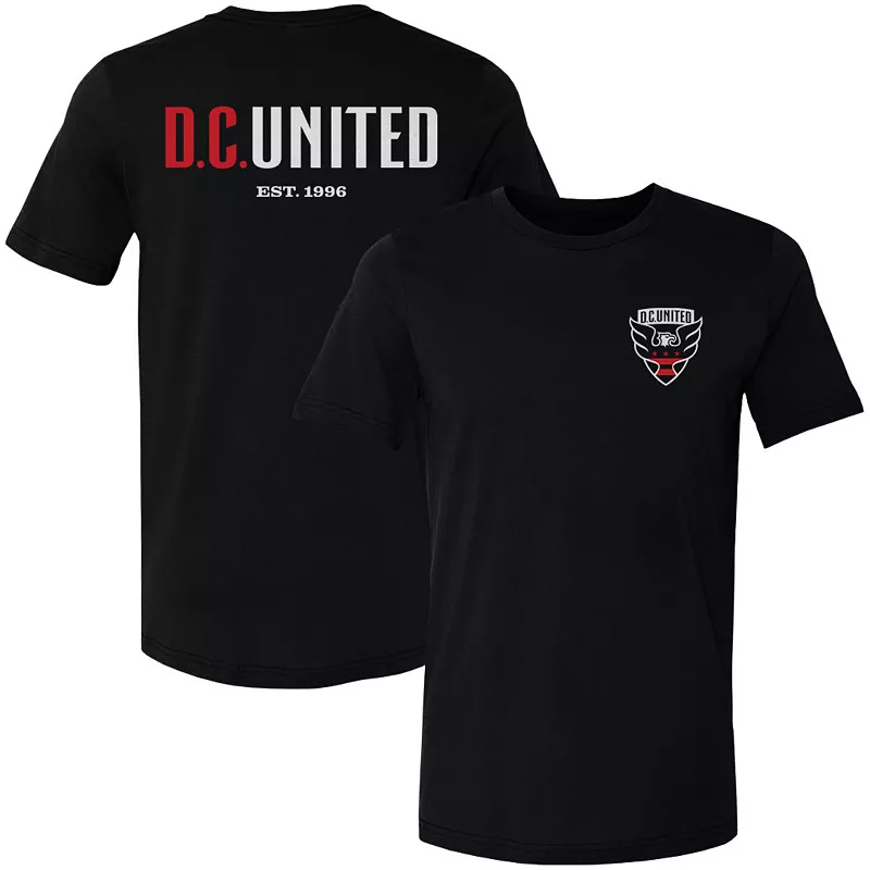 

Черная футболка с двумя карманами для взрослых DC United 500 Level