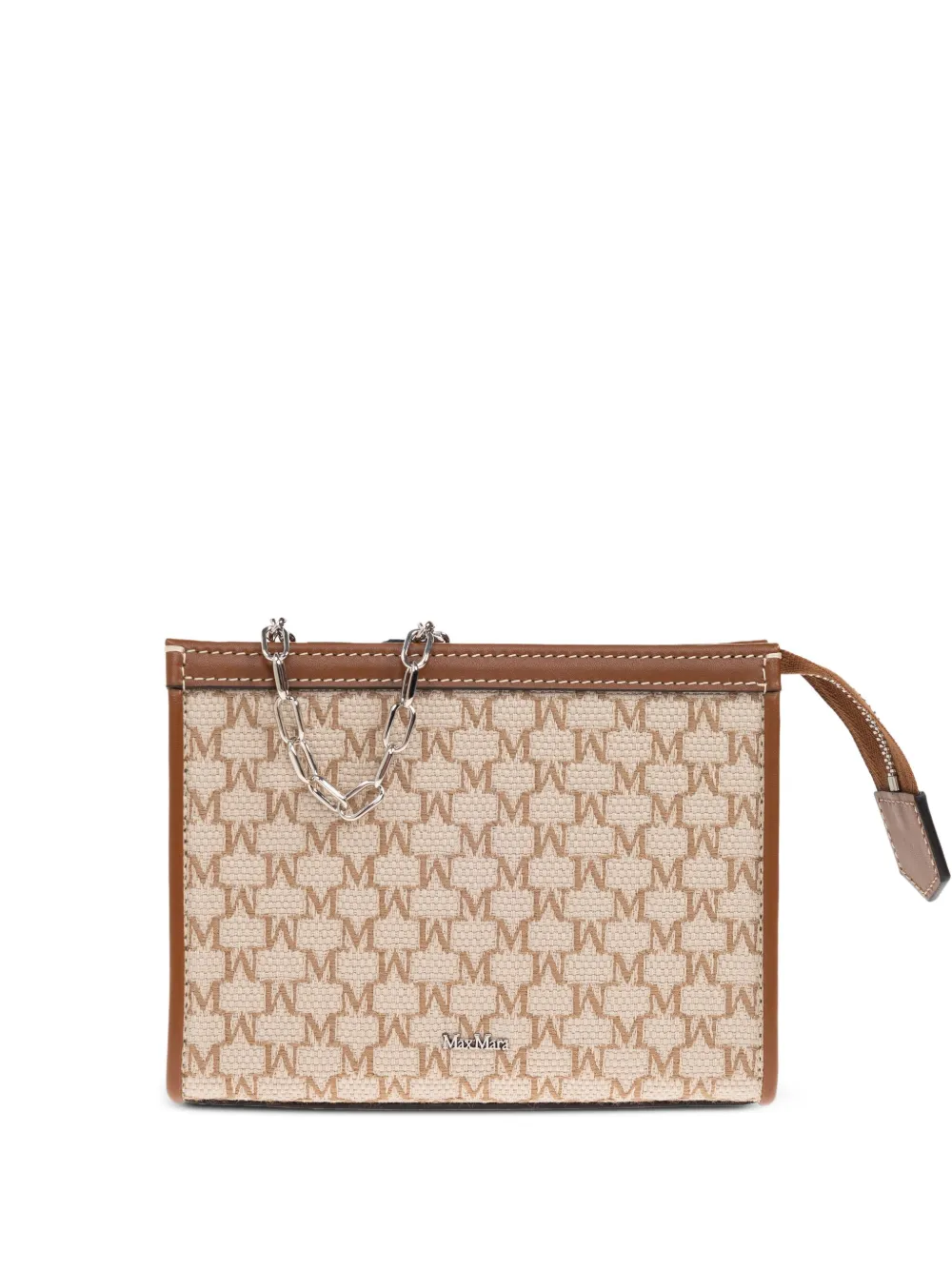 

Клатч с монограммой MAX MARA, коричневый