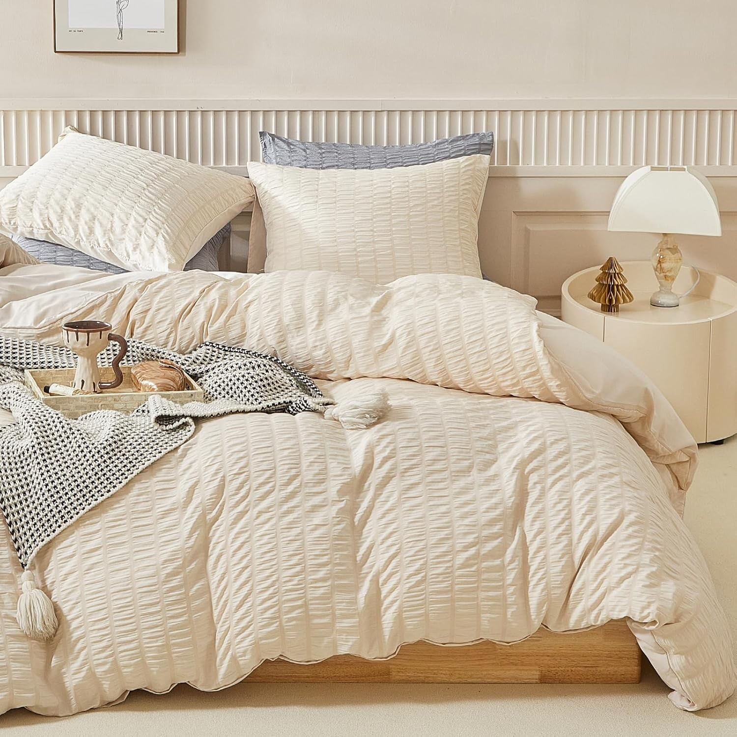 

WARMDERN Комплект пододеяльников двойного размера, Beige