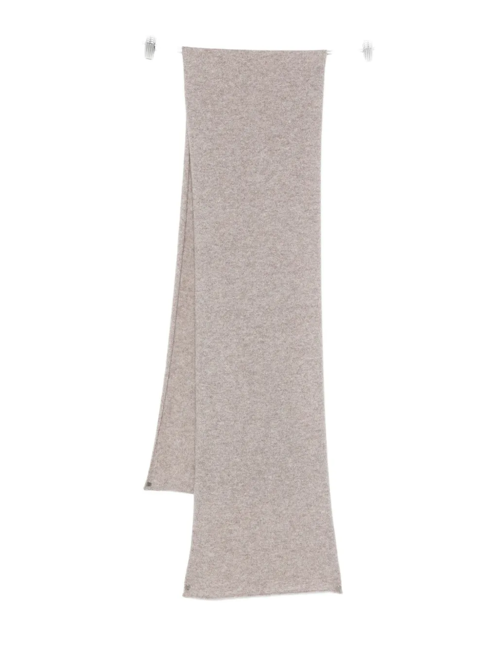 

Прямоугольный шарф из кашемира Fedeli, нейтральный