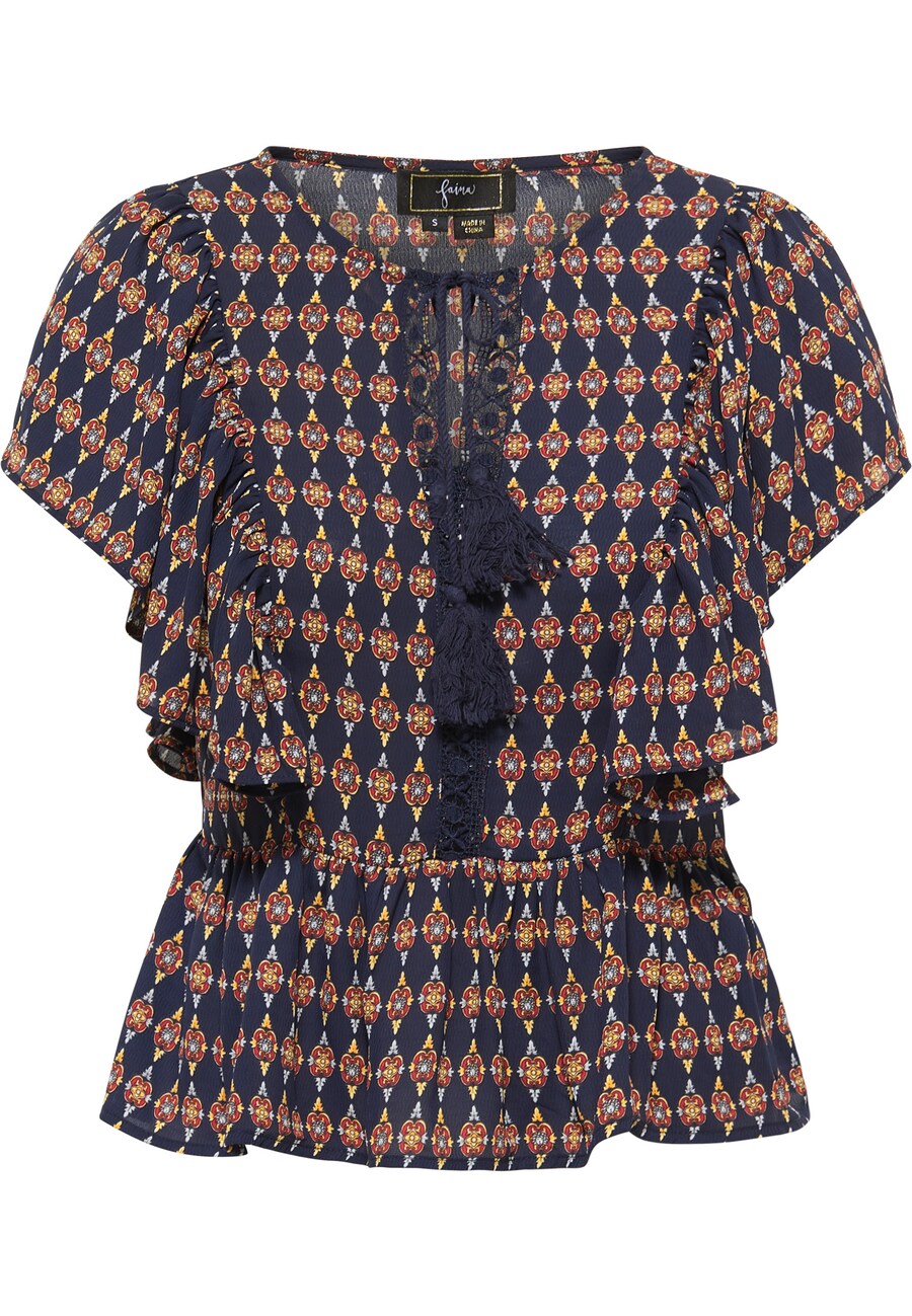 

Блузка с коротким рукавом faina Blouse, морской синий