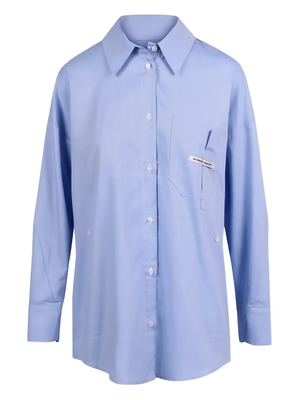 

Рубашка с карманом Noumeno Concetp, синий