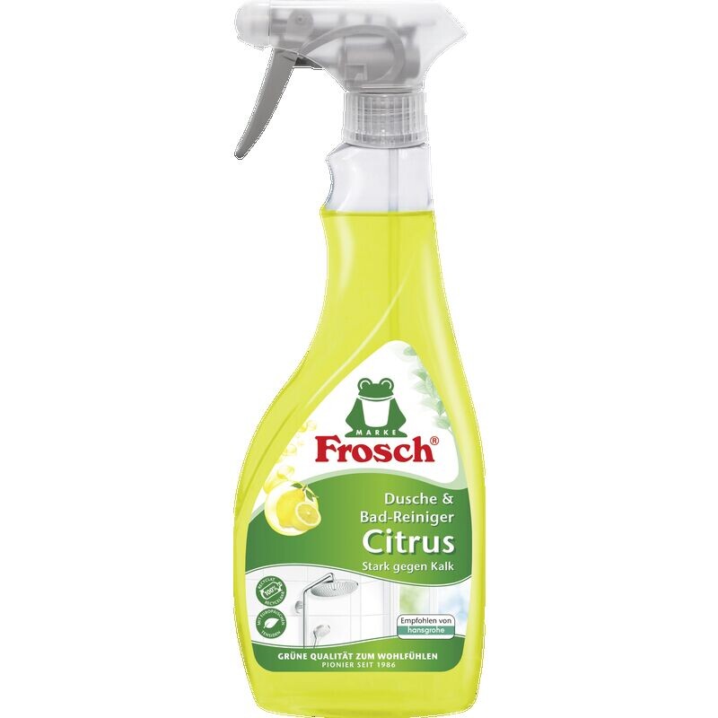 

Очиститель для душа и ванны «Цитрус» Frosch, 500 ml
