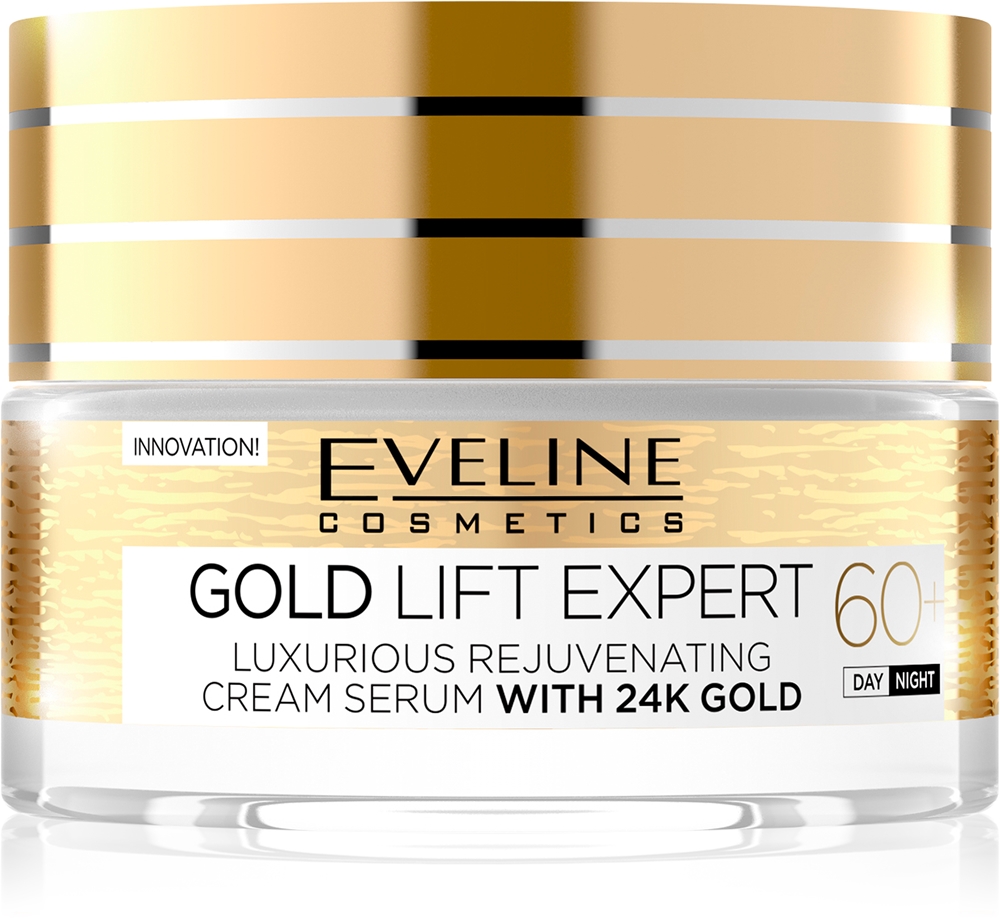 

Дневной и ночной крем Gold Lift Expert 60+ с омолаживающим эффектом Eveline Cosmetics, 50 мл