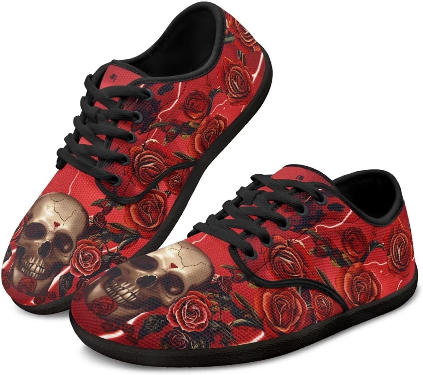 

Кроссовки Binienty с шнуровкой для женщин и мужчин, с нулевой посадкой, босоножки, широкая подошва, плоская подошва, красный