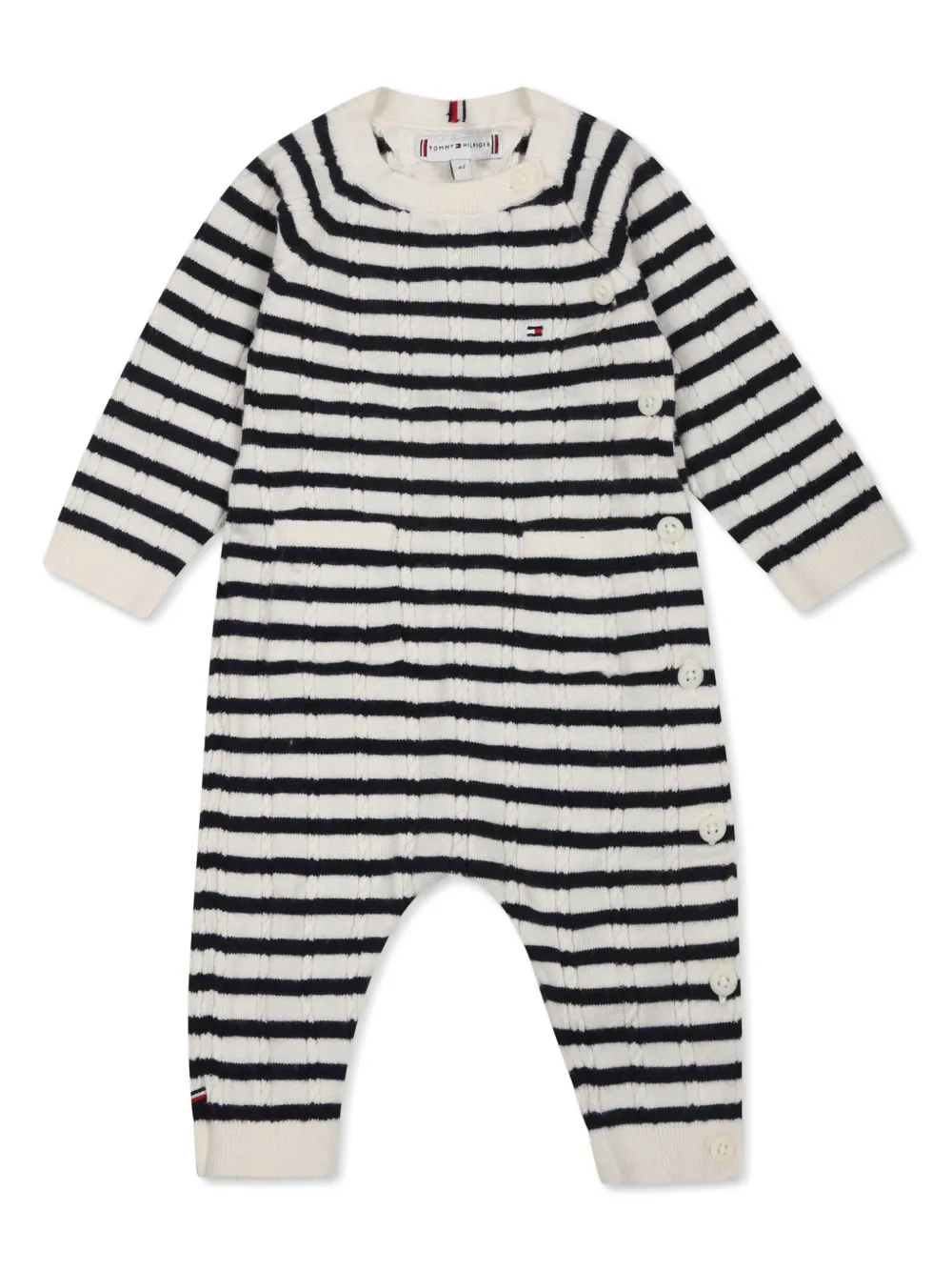 

Ромпер в полоску Tommy Hilfiger Junior, белый