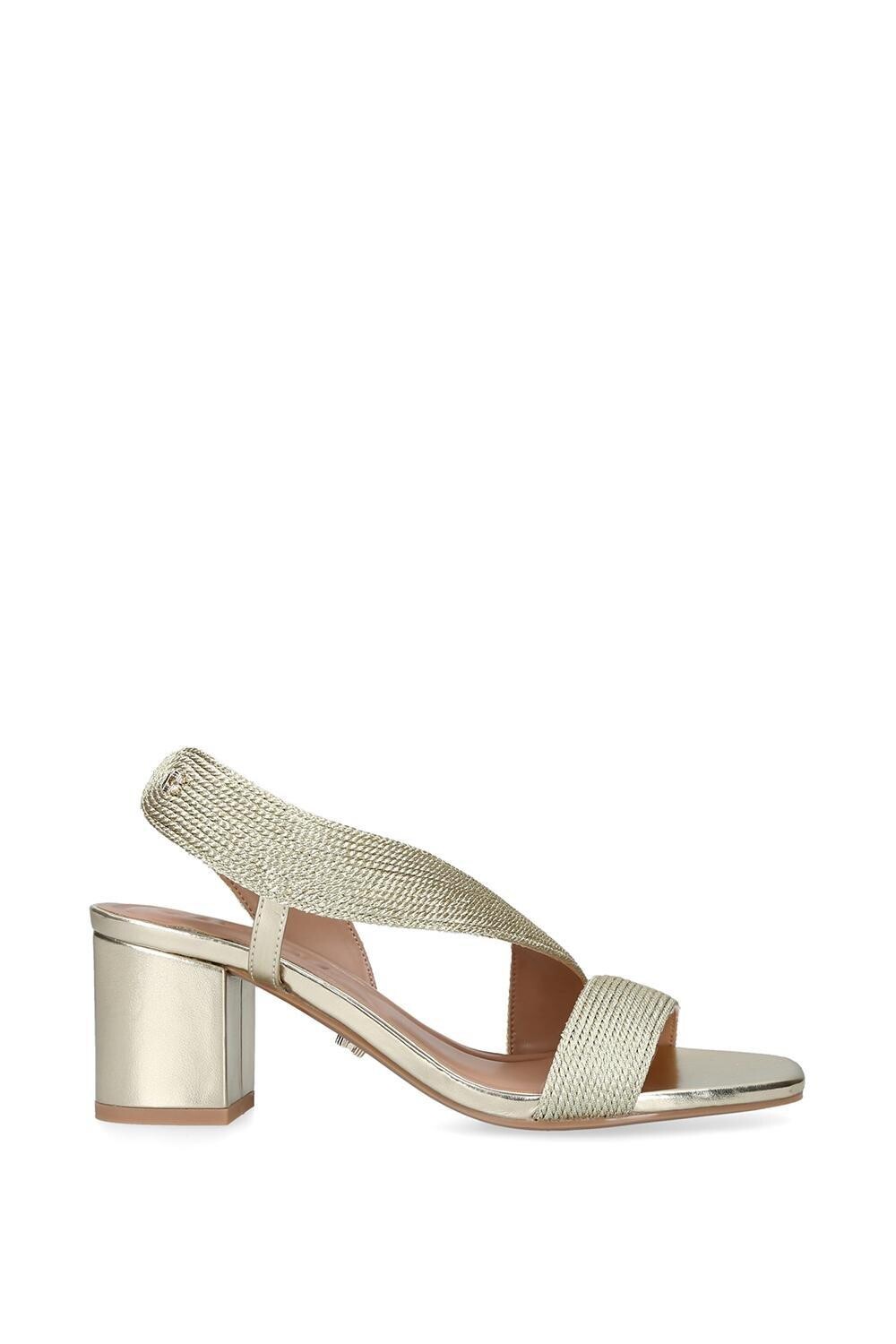 Туфли на каблуке из ткани «Gala Block» Carvela, металлик