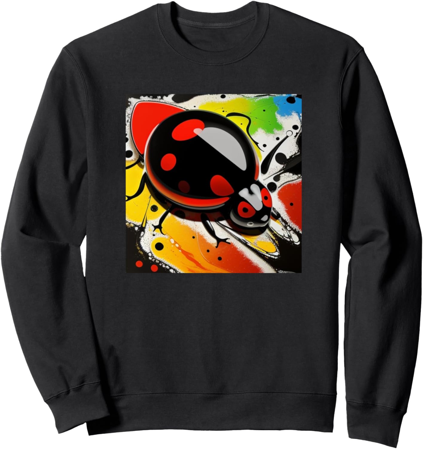 

Мотив божьей коровки, насекомое, жук, искусство, насекомое, красочная толстовка для любителя божьих коровок Ladybug - Insect Venom Women Kids Girls Men Boys, черный