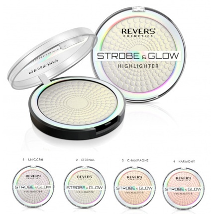 

Пудра-хайлайтер Strobe & Glow Revers Cosmetics