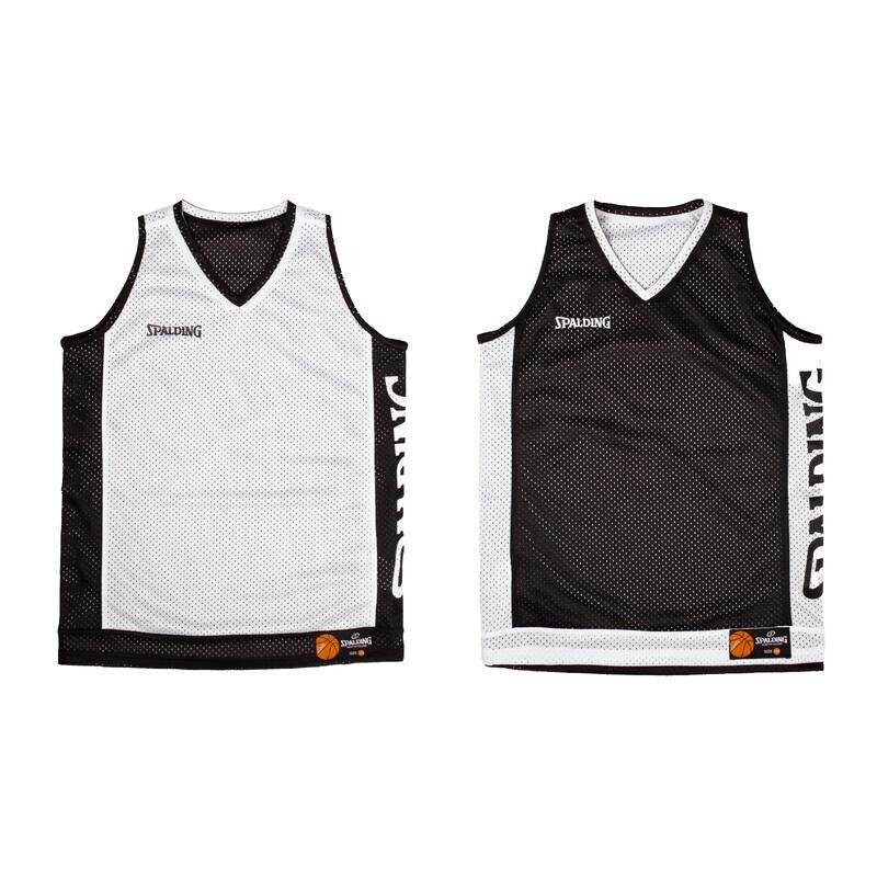 

Двусторонняя баскетбольная майка Spalding ЧЕРНАЯ