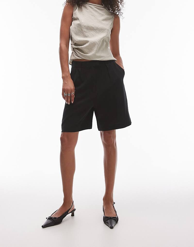 

Элегантные черные шорты Topshop