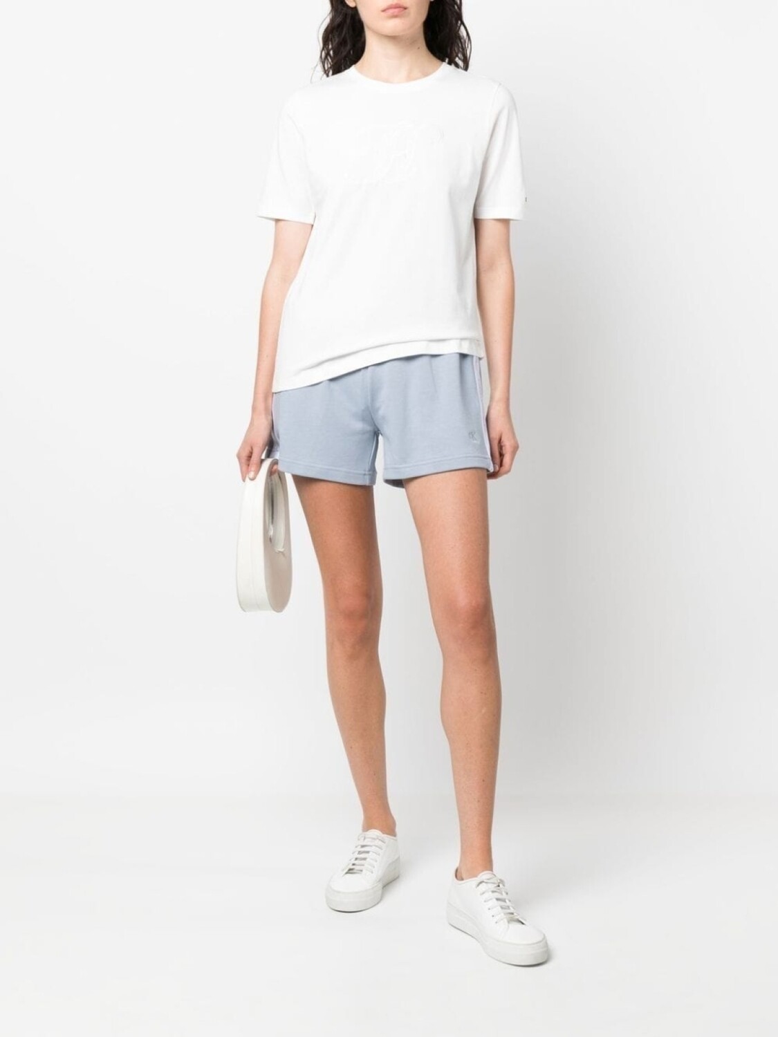 

Calvin Klein Jeans шорты с вышитым логотипом, синий