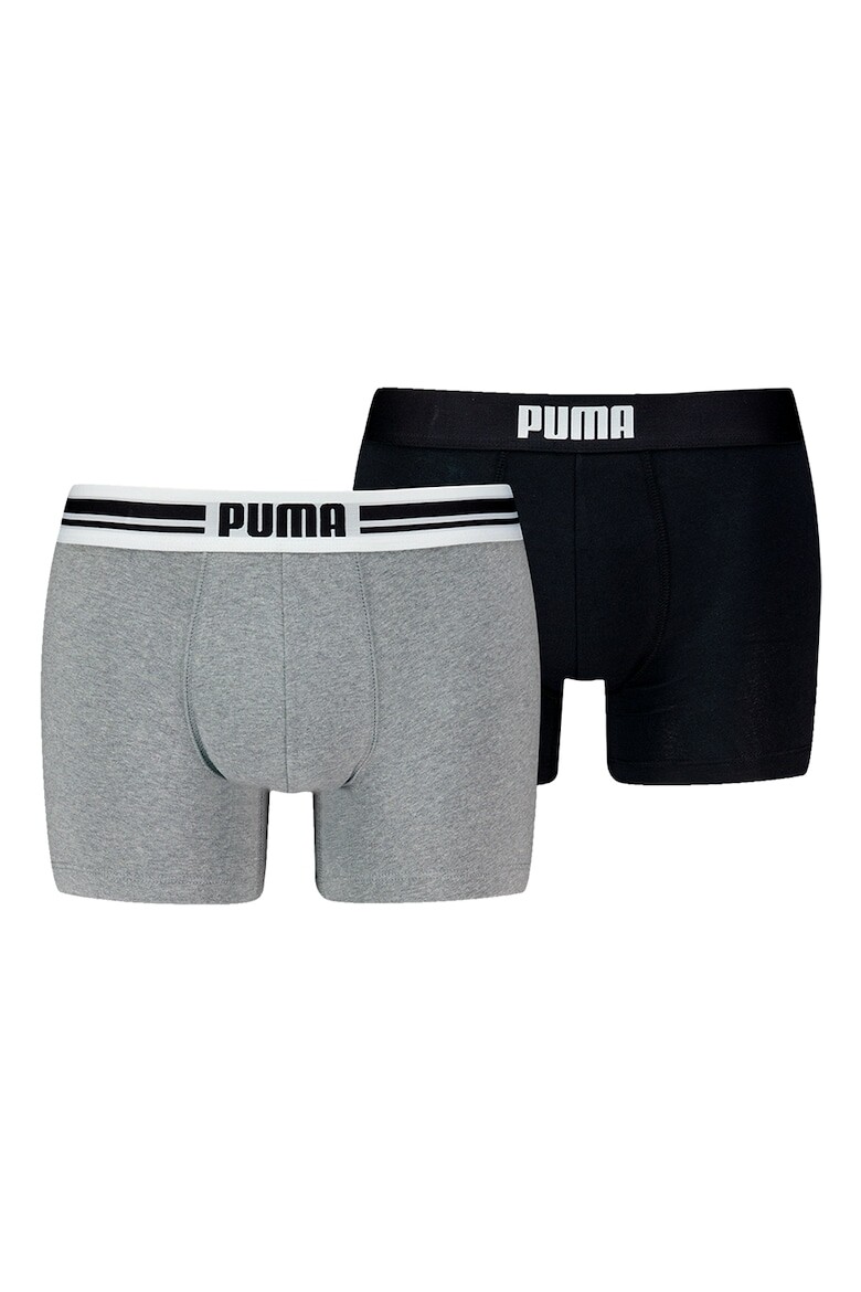

Боксеры с логотипом на талии, 2 пары Puma, черный