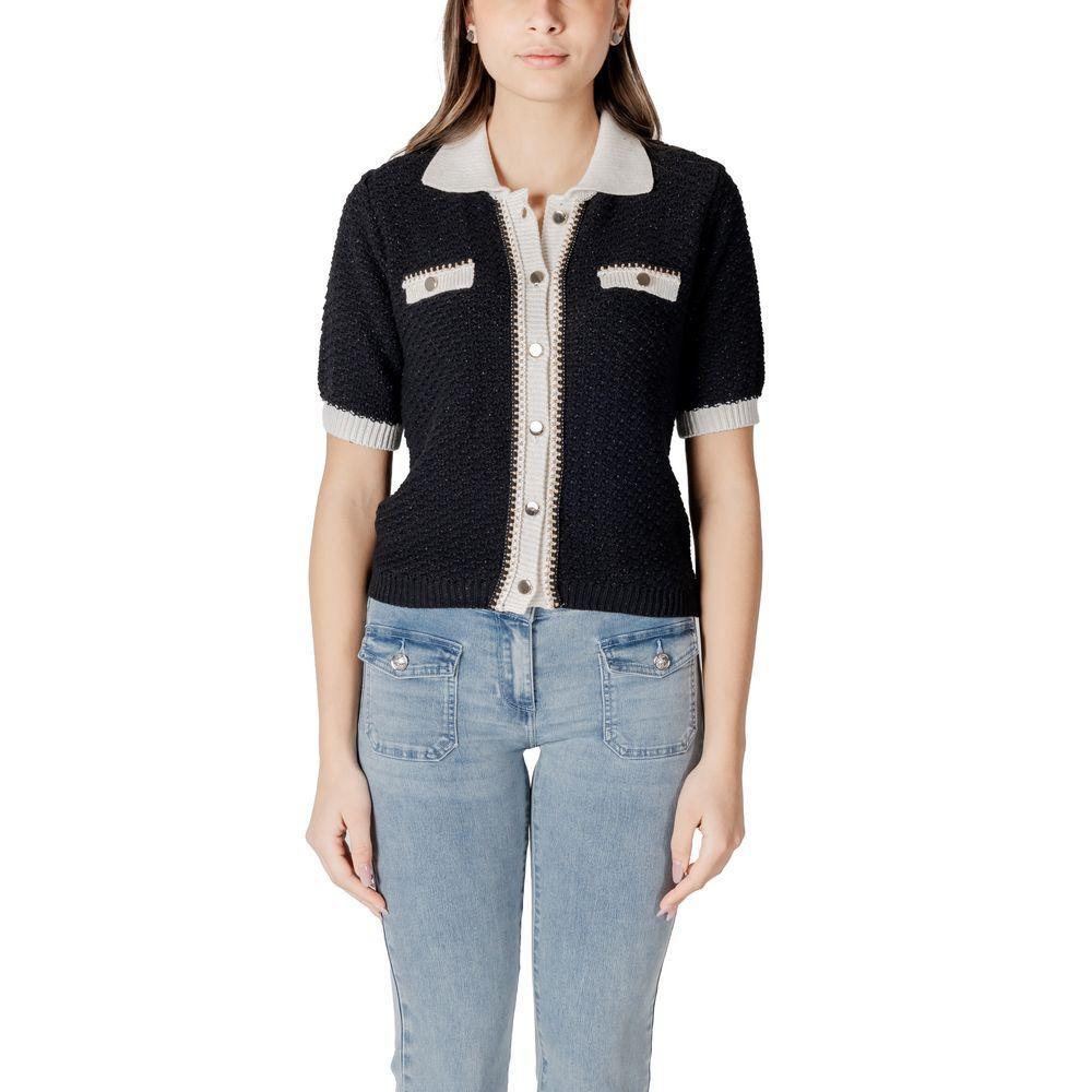 

Черный свитер из переработанного хлопка Morgan Lane