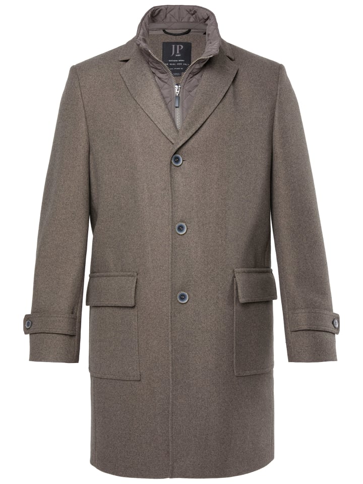 

Короткое пальто темно-оливкового цвета JP1880