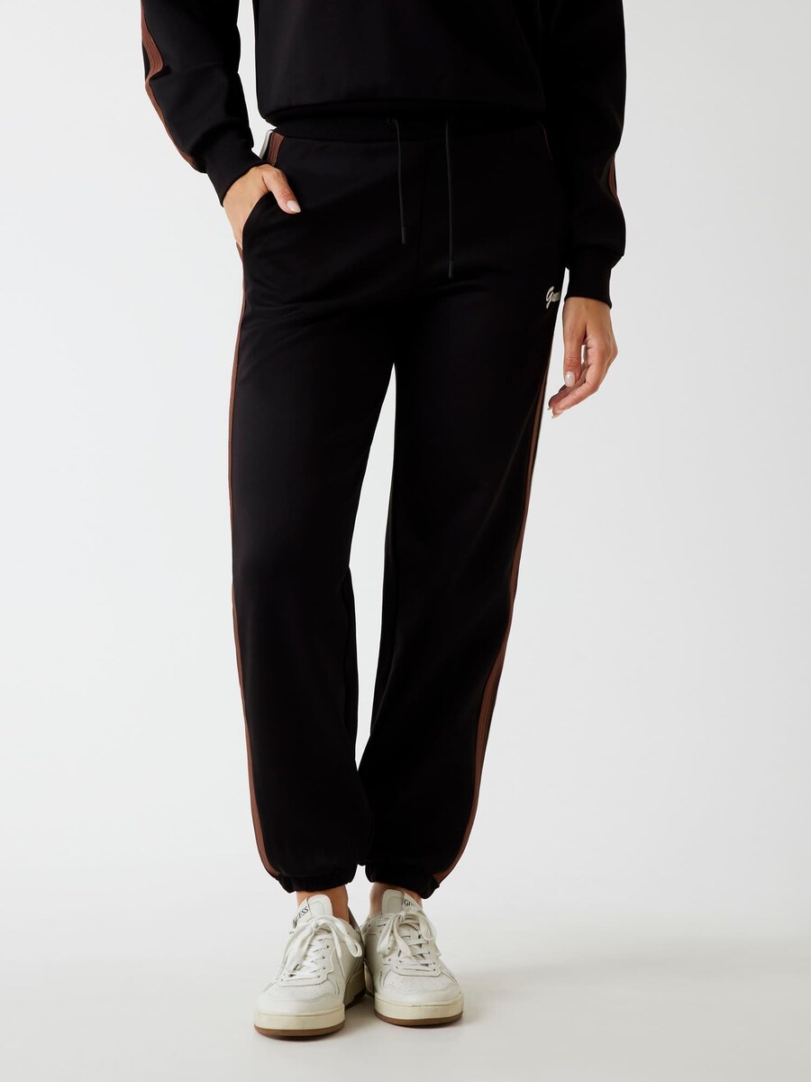 

Зауженные брюки GUESS, черный