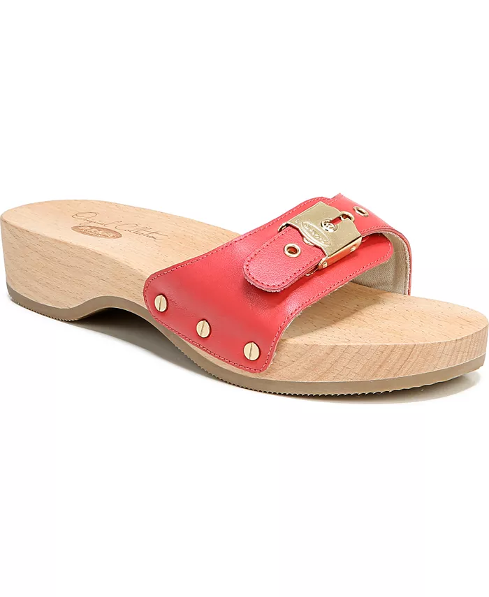 Женские оригинальные слайд сандалии Dr. Scholl'S Original Collection, красный