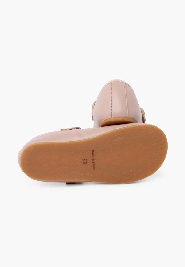 Туфли-лодочки Pisamonas Merceditas comunión barefoot tira adherente botón ankle strap ballet pumps, розовый — фото 4
