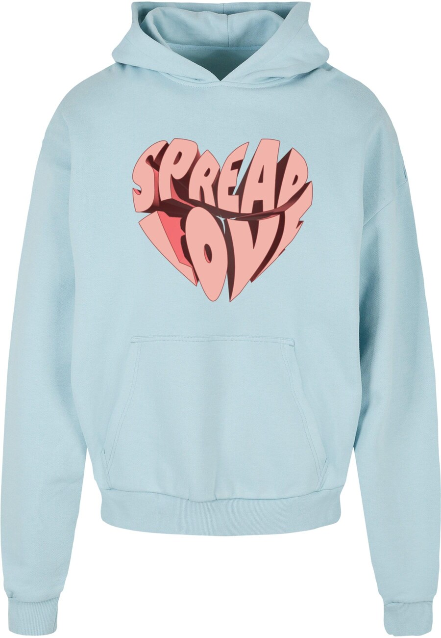 

Толстовка с капюшоном Merchcode Sweatshirt Hugs & Love - Spread Love, синий