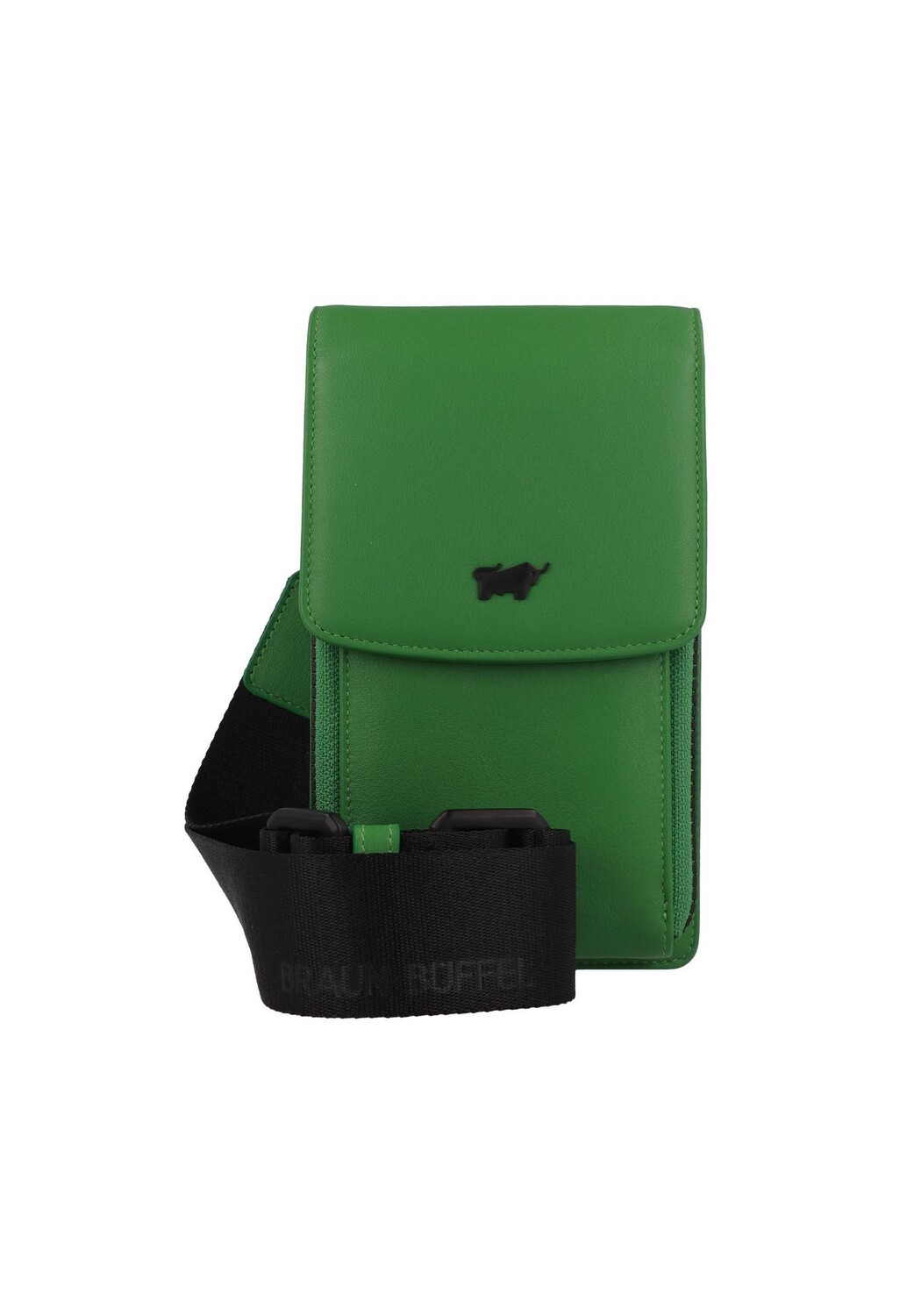 

Сумка через плечо Capri Mini Bag кожаная 10 см BRAUN BÜFFEL, зеленый