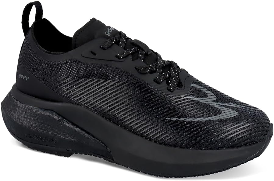 

Мужские кроссовки Gravity Defyer G-DEFY AstroRun, Поглощение ударов VersoShock XL, Поддержка пятки и свода стопы, Легкий и комфортный дизайн для ходьбы, бега и повседневной носки, В комплекте ортопедическая стелька, черный