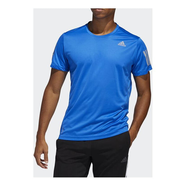 

Футболка adidas Own The Run Tee Running Short-sleeve Tee Men Blue, синий