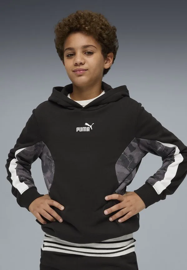 Худи essentials с камуфляжным принтом Puma, Black