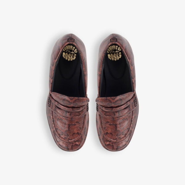 Кожаные лоферы на каблуке martine rose x clarks Clarks, коричневый — фото 2