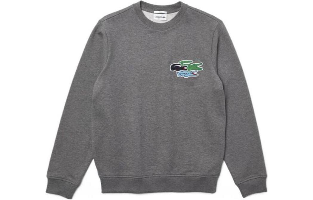 

Толстовка унисекс серая Lacoste, серый