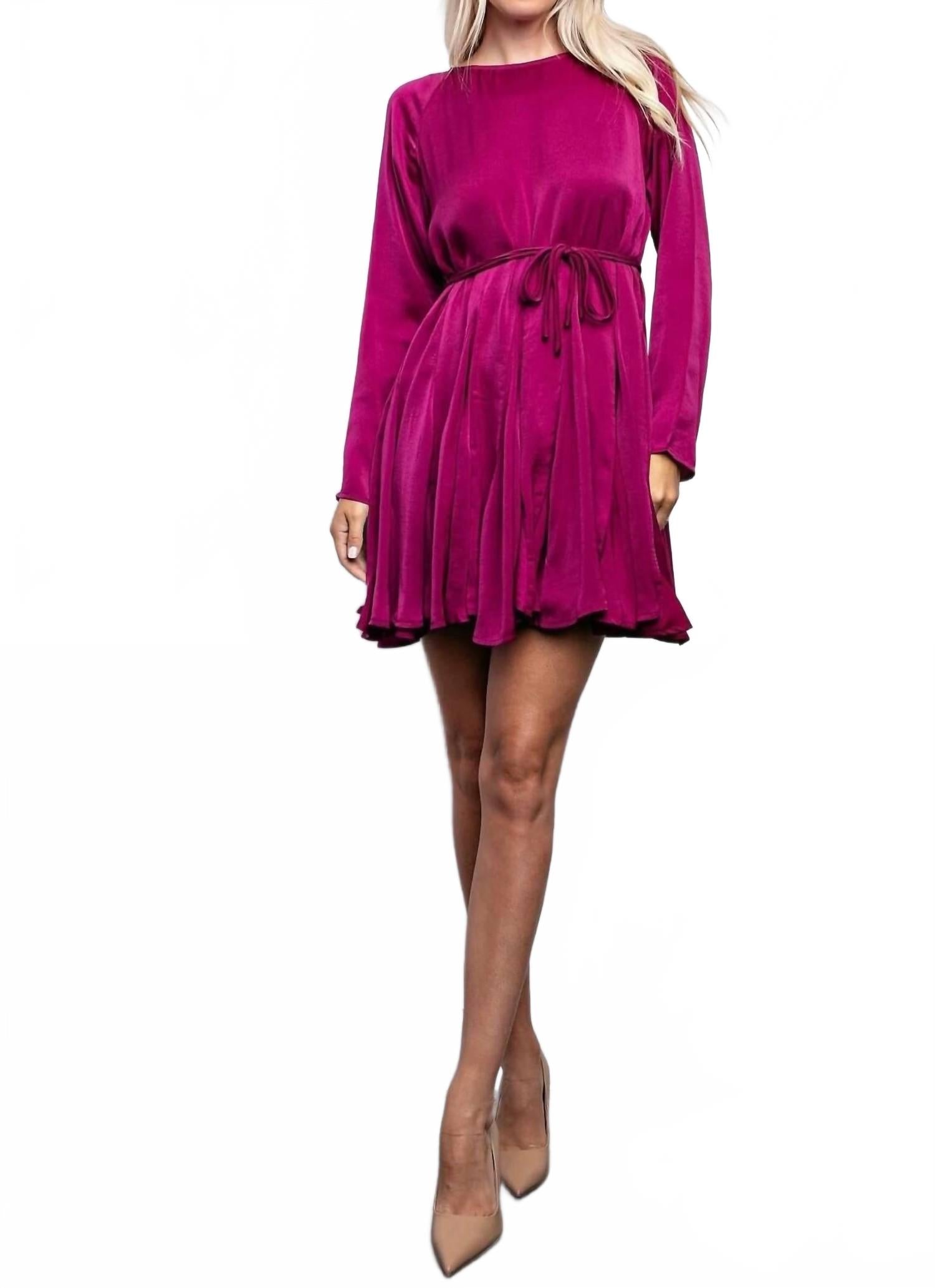 

Мини-платье Denise в цвете магента Glam Collections, Magenta