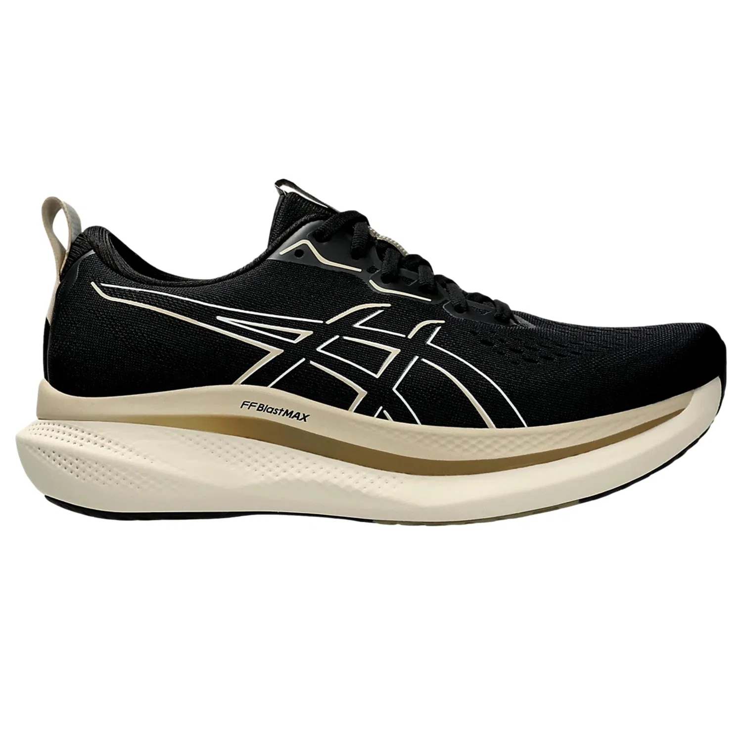 Кроссовки Asics Glideride Max Black / Oatmeal 1011B891-001, мужские