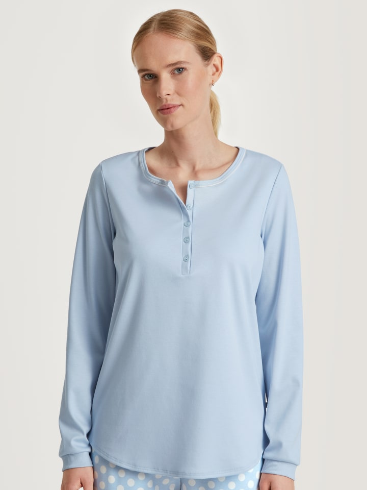 

Лонгслив Calida Shirt, цвет harmony blue